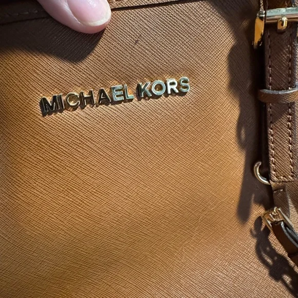 Michael Kors Tan Saffiano Leather Tote - Picture 4 of 8